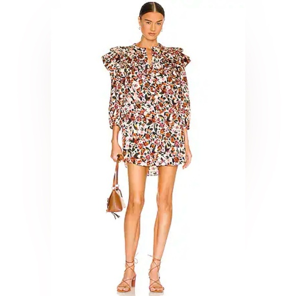 EUC Something Navy- Floral Dress. Size XS - Picture 2 of 10